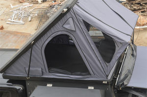 เต้นท์กระบะรถบรรทุก4x4ทำจากอลูมิเนียมสำหรับการผจญภัย2025พร้อมหลังคารถตั้งแคมป์ประเภทค้ำยันตรงรวมทั้งกล่องเครื่องมือ - Product Image 6