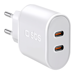 Caricabatterie USB <b>Type</b>-<b>C</b> WALL <b>CHARGER</b> 20W Dual Port White TETRPD20CCW - Product Image 3