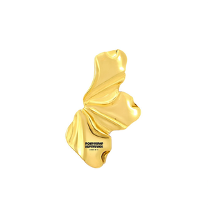 Rokcoinp Hepatriches Orecchini a clip in oro bianco Gioielli alla moda unisex alla moda in lega placcata E3816 - Product Image 1