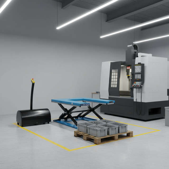 Electric U-Shaped Scissor Lift Table New Pallet Cargo Material Lift Platform Construction Machinery Repair Shops Motor