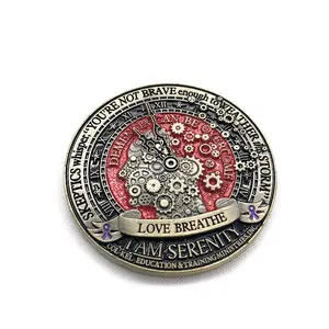 Manufacturers Custom Souvenir Coins Make Your Logo Metal Zinc Alloy Commemorative Challenge Coin