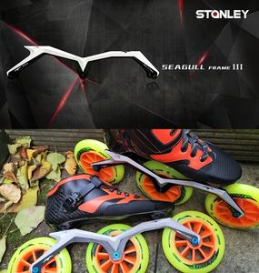 Patins à roulettes en alliage d'aluminium Stanley Seagull les plus populaires, roues argentées, vente en gros, adultes, enfants, logo personnalisé, chaussures de patinage, 230g CNC - Product Image 3