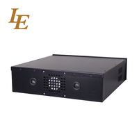 Boîtier de sécurité DVR 18x18x5 pouces avec ventilateur, en métal noir, protection IP20, capacité de charge 60 kg, enregistreur vidéo numérique mobile NVR en stock