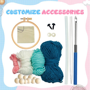 2026 Whale Punch Needle Starter <b>Kits</b> DIY Rug Punch <b>Beginners</b> <b>Kit</b> With an Adjustable Needle <b>Embroidery</b> - Product Image 4