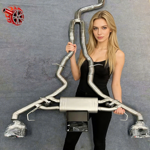 Tuyau d'échappement Cat-back pour BMW X3/X4 M40i G01 3.0T avec système d'échappement automobile en acier inoxydable et silencieux - Product Image 1