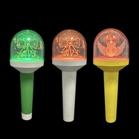 Palo de luz LED modelo 3D personalizado para fiestas 512 DMX Control remoto Glow Stick Concert Must-Have acrílico patrón insertar plástico
