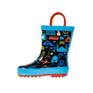 Las mejores <span class=keywords><strong>Botas</strong></span> <span class=keywords><strong>de</strong></span> lluvia impermeables <span class=keywords><strong>para</strong></span> niños con dibujos animados, zapatos elegantes <span class=keywords><strong>para</strong></span> Niñas <span class=keywords><strong>para</strong></span> todas las estaciones, verano, invierno y otoño - Product Image 1