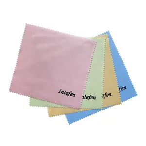 Hot selling silkscreen printing glasses cleaner cloth cleaning cloth for lens eyeglasses screen