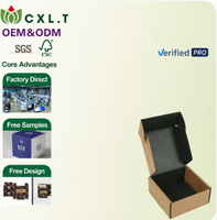 Boîte cadeau en carton ondulé écologique, personnalisée, imprimée, emballage en carton recyclable pour cadeau