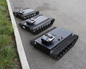 Robot chenillé tout-terrain durable à prix de gros, châssis personnalisé, capacité de charge de 10 kg, vitesse de 0 à 5 km/h, portée de 200 m - Product Image 3