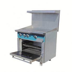 Plancha de gas comercial Placa plana de pie Parrilla de gas profesional Cocina Gas Teppanyaki - Product Image 2