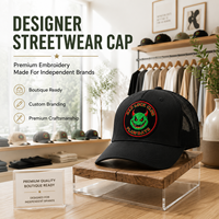 Gorras Originales Chocolate Brown Heavy Twill Snapback Cap con Bordado 3D en Relieve y Contraste en la Parte Inferior, Colección de Diseñador