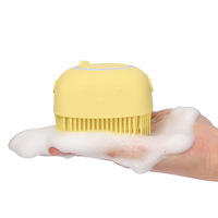 Brosse de massage sûre en silicone souple pour animaux de compagnie (chiens, chats, grands chiens, chiots) pour le bain, accessoires et produits de toilettage sains pour la salle de bain