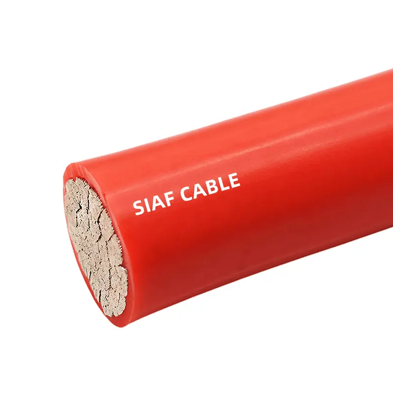 AGR YG filo di Silicone 50mm 70mm 95mm ad alta temperatura 200 gradi SIAF flessibile intrecciato cavo di gomma siliconica cavo di rame stagnato