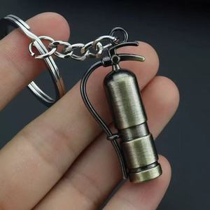 RetroFashion Keychain Fire Extinguisher <strong>Fireman</strong> Pendants DIY Men Jewelry Car <strong>Key</strong> Chain Ring Holder Souvenir Gift Keychain - Product Image 1