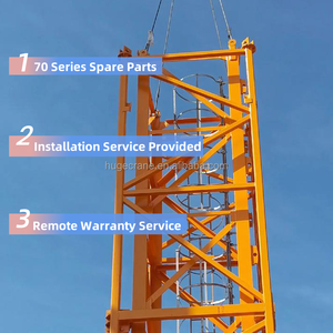 Grue à tour équipée d'un système de caméra et d'un poteau de mât standard pour travaux de construction - Product Image 6