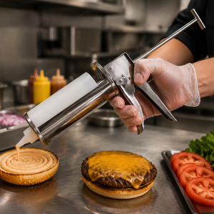 Pistolet Distributeur de Sauce Salade Haute Qualité en Promotion pour Ketchup et Sauce Tomate <span class=keywords><strong>KFC</strong></span>, Idéal pour Hamburgers, Grilles et Plaques de Cuisson Électriques - Product Image 1