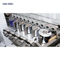 HOLYISO Machine à plaquer les chants automatique au laser pour panneaux de bois KIE-K6 PVC MDF Machine à plaquer les chants en contreplaqué pour la fabrication de portes d'armoires et de meubles