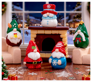 Fioriera decorazione in miniatura terrario gnomo bosco all'ingrosso giardino colorato fungo statuetta giocattoli piccola gente scultura - Product Image 3