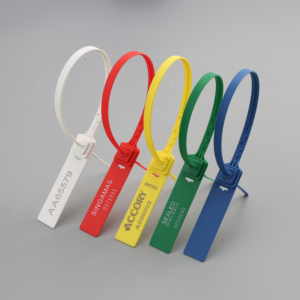 Con Dấu Nhựa An Toàn Có Thể Điều Chỉnh Độ Dài Dây Đai Phẳng An Toàn RS340 16.5 Inch Con Dấu Chèn Kim Loại An Toàn - Product Image 3