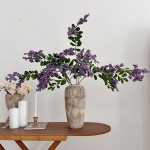 Fleur artificielle Yasunobu en forme de gressin, branche unique en mousse, faite à la main, pour décoration de mariage et de maison, taille moyenne, blanc, rose, violet - Product Image 3