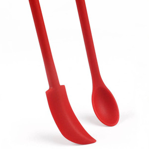 Kitchen 3pcs Silicone Pointed <strong>Mini</strong> Tip Spatula Set Bottle Jam Cream Spatula Double Headed Spoon <strong>Cake</strong> <strong>Knife</strong>