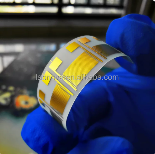 50μm Flexible PET IDE Capacitive Sensor Chip for Humidity, Biosensing and Smart Wearable Applications