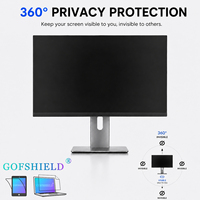 Filtro de Privacidad de 4 Lados 360 °   Protector de Pantalla Anti-Espionaje para Monitor de Computadora, Anti-Reflejos, con Filtro de Luz Azul, Suministro Estable de Fábrica