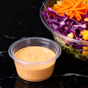 Vaso de plástico transparente desechable de PP con tapa para salsa, porciones de pollo frito, patatas fritas, barbacoa y hot pot, con logo personalizado, de 0.75-5.5 oz - Product Image 5