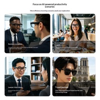 Lunettes intelligentes IA avec caméra, directement du fabricant, batterie 300 mAh, recharge inversée Type-C, offrant une enregistrement vidéo haute définition