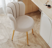 Chaise de maquillage et tabouret de manucure en métal de luxe, portable, durable et de haute qualité pour usage commercial