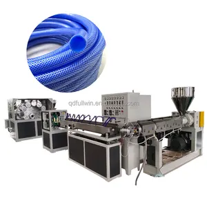 Fullwin Schlussverkauf 1-Zoll 25mm-PVC-Stahldraht Spirale saug flexible faserverstärkte Rohrproduktionslinie