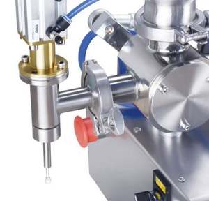 Machine de remplissage pneumatique à double buse pour crème, pâte et liquide, 2 têtes, avec fonction de chauffage et de mélange - Product Image 2