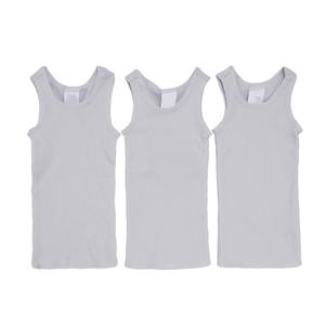 Canottiere organiche a coste per bambini all'ingrosso gilet di cotone per bambini lavorato a maglia senza maniche camicia estiva per bambini vestiti per bambini - Product Image 1