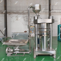 Presse à Huile à Froid Automatique Hydraulique pour Pignons de Pin, Noix de Macadamia, Noisettes, Karité, Amandes, Noix, Sésame, Arachides avec Filtre