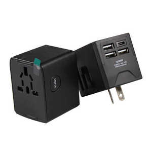 Quick Charger 4TYPE-C <b>Travel</b> Adaptor 5v 3.5A UK US AU <b>EU</b> Plug With Socket - Product Image 2