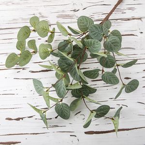 CallaFloral Eucalyptus Artificial <b>Flower</b> <b>Single</b> Branch Green Polyester Indoor Decoration - Product Image 3