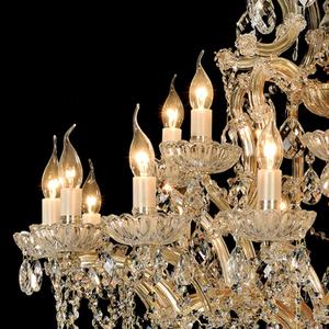 Prezzo di fabbrica nuovissimo lampadario di cristallo K9 di lusso hall dell'hotel lampadario in stile europeo - Product Image 4