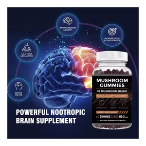 Gomitas Funcionales de Hongos con Marca Privada, con Melena de León, Reishi y Cordyceps para la Concentración, Energía y Apoyo Inmunológico - Product Image 2