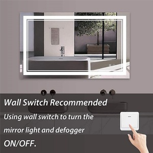 Smart Bathroom Touch Switch Screen <b>Mirror</b> Glass Wifi Washroom Espejo Vanity Led <b>Light</b> <b>Wall</b> Bath <b>Mirror</b> - Product Image 4