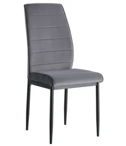 Kaynak fabrika ucuz çin toptan Modern döşeme restoran sandalye toz kaplama Metal bacak kumaş yemek sandalyesi