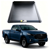 Couverture de benne de camion électrique rétractable en aluminium, protège-benne de pick-up
