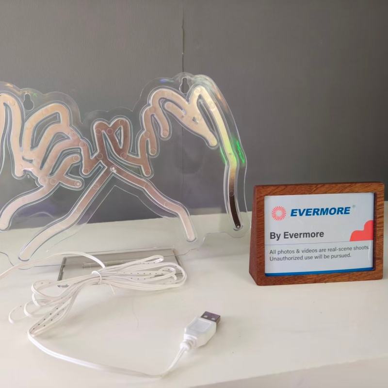 2025 Led New Neon Christmas Halloween Acrylic Indoor Styling Atmosphere Light Decoration Night Light IP44