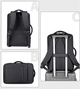 Tùy chỉnh mở rộng không thấm nước du lịch Ba lô người đàn ông kinh doanh máy tính xách tay Ba lô mochilas với Van chân không nén Ba lô - Product Image 5