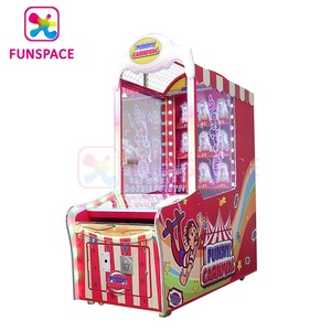 Funspace Ticket Redemption Máquina de juego de arcade Operado por monedas <span class=keywords><strong>Hit</strong></span> The Clown Win Scoring Funny Carnival Ball Throwing Game Machine - Product Image 1