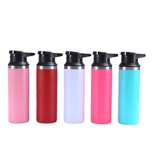 Factory Wholesale Outdoor 17oz Stainless Steel Water <b>Bottles</b> With Screw Lid - Product Image 1