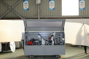 Tự động 4-trạm cạnh bander máy 8-24M/phút Tốc độ cao PVC Gỗ CNC Màn hình cảm ứng kiểm soát cắt tỉa + Cạo + Đánh bóng 3-in-1 - Product Image 6