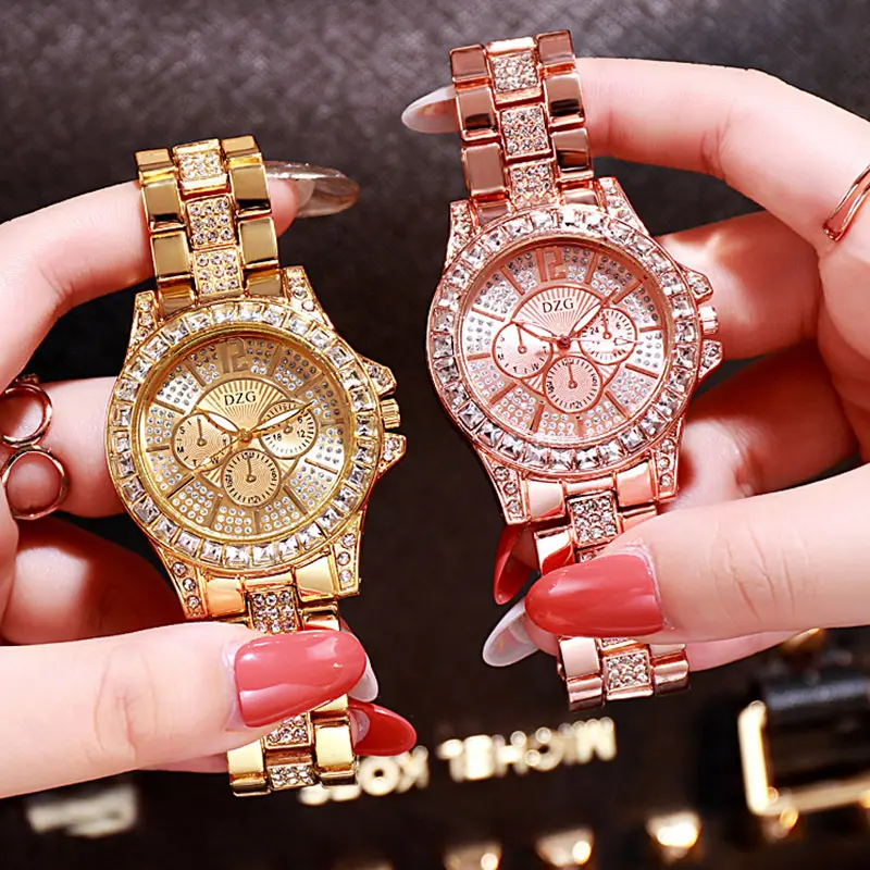 फैशन महिलाओं घड़ी हीरे की घड़ी शीर्ष ब्रांड महिलाओं घड़ियों के साथ आरामदायक महिलाओं कंगन Wristwatches Relogio Feminino