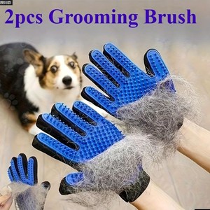 ถุงมือกรูมมิ่งสัตว์เลี้ยง TPR 271 เครื่องมือกำจัดขนแมวแบบเข็มสั้น - Product Image 3