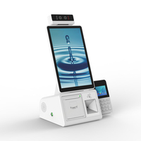 Kiosque de paiement facial de bureau de 10.1 pouces Android Pos Machine de paiement avec support de terminal Pos pour carte bancaire Paiement par carte de crédit